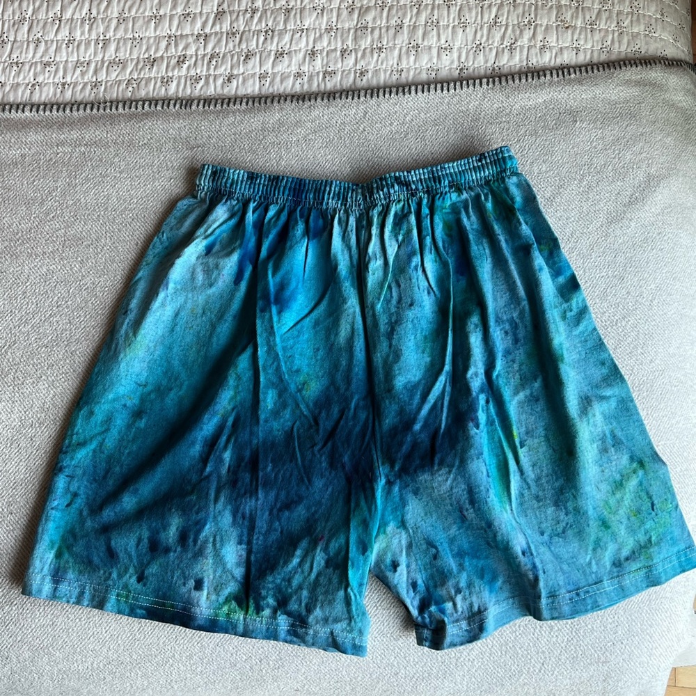 Men’s Hand Tie Dyed Champion Shorts Size L